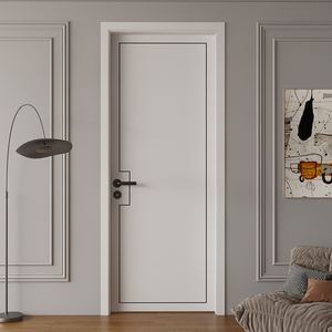 Porta Interna Moderna Ecologica in Legno Massello, Porta di Sicurezza Interna in WPC PVC Resistente - Product Image 6