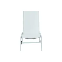 Chaises longues en métal pour patio, chaise longue réglable pour l'extérieur, pour piscine