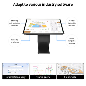 21.5 32 43 49 55 65 75 inch wayfinding kiosk thông tin tương tác kiosk Hiển thị màn hình cảm ứng tự phục vụ kiosk cho sân bay - Product Image 3