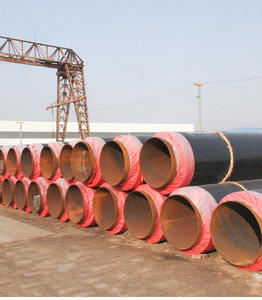 Tuyaux en acier soudés avec <span class=keywords><strong>manchon</strong></span> en acier coulissant <span class=keywords><strong>extérieur</strong></span> <span class=keywords><strong>Tuyau</strong></span> d'isolation thermique et à la vapeur directement enterré - Product Image 3