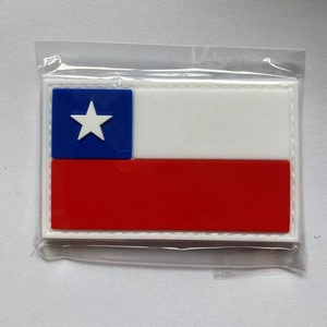 Parche de PVC con la Bandera de China, Parches de PVC con Cierre de Gancho y Bucle, Parches Tácticos con la Bandera China - Product Image 6