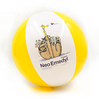 Ballon de plage gonflable en PVC personnalisé avec logo pour fabricants de jouets publicitaires