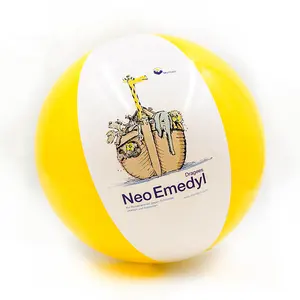 पदोन्नति विज्ञापन खिलौना निर्माताओं कस्टम समुद्र तट गेंद पीवीसी beachball inflatable समुद्र तट गेंद के साथ लोगो