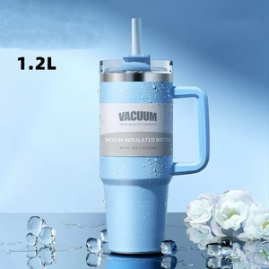 Thép Không Gỉ Cách Nhiệt 40 Oz Cốc Cà Phê Ice Bar Xe Cup Đôi Uống Chai Nước Trực Tiếp Uống Quà Tặng Doanh Nghiệp - Product Image 6