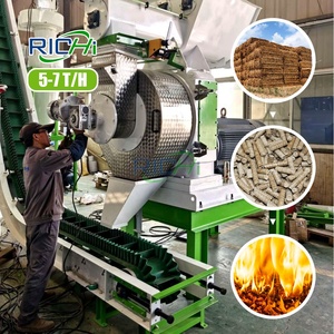 Richi công nghiệp công suất lớn trấu rơm sinh khối gỗ PELLET Máy làm để bán - Product Image 5