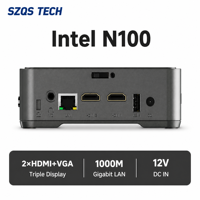 Mini PC Intel N100 Windows 11 Pro GK3 Plus 16GB DDR4 512GB SSD 4K Triple Pantalla WiFi Gigabit LAN Mini Computadora de Escritorio