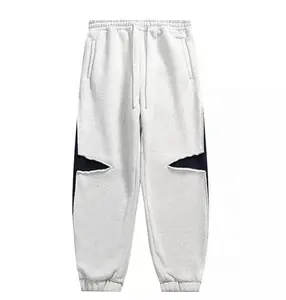 مخصص شعار الخام Eged الركض بانت تجريب تشغيل Sweatpants سروال التدريب للرجال