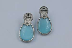 Nouvelles boucles d'oreilles créoles faites à la main en argent, aspect argenté, pour filles et femmes, 2025 - Product Image 2