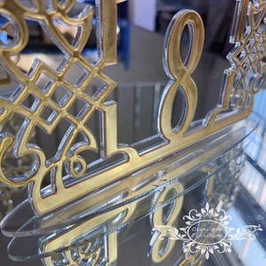 Clear Acrylic Wedding <strong>Table</strong> Number <strong>Top</strong> <strong>Table</strong> <strong>Decoration</strong> for Events and Parties - Product Image 3