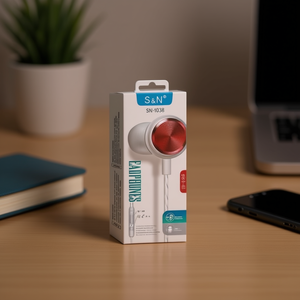 Auriculares intrauditivos S&N SN 1038 con micrófono para teléfono móvil - Product Image 2