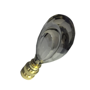 Hot bán đẹp tinh thể màu đen đèn finials thiết kế mới cho đèn <span class=keywords><strong>Shade</strong></span> Covers & Shades - Product Image 4