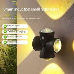 Nouvelle lampe murale intelligente à détection de présence humaine, veilleuse pour couloir, entrée, salle de bain, toilettes, lampe d'ambiance magnétique - Product Image 2