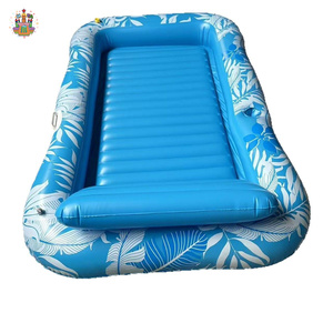 Inflatable dành cho người lớn hồ bơi Lounger Float lớn bãi biển mặt trời thuộc da nổi bè thổi lên Suntan nổi bơi nệm - Product Image 4