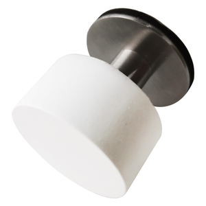 Arrêtoir <span class=keywords><strong>de</strong></span> <span class=keywords><strong>porte</strong></span> auto-adhésifs, fait en acier inoxydable avec un haut anti-choc insonorisant et <span class=keywords><strong>autocollant</strong></span> supplémentaire inclus - Product Image 4
