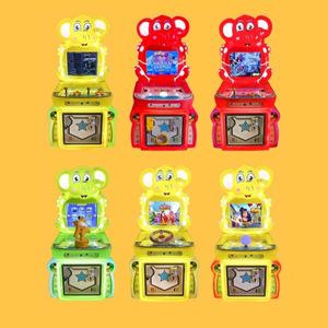เครื่องเล่นเกมหยอดเหรียญสำหรับเด็กแบบใหม่ เครื่องเล่นเกมปืนช้างบินขนาดเล็ก เกมแข่งรถและต่อสู้ - Product Image 4