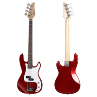 OEM Custom Logo Wholesale Price 4 Strings Passive Pickup Basswood Body Maple Neck Rosewood Fingerboard Electric Bass Guitar