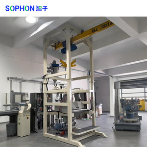 सोफोऑन इंडस्ट्रियल टन बैग डिस्चार्ज स्टेशन बल्क बैग अनलोडर सिस्टम पाउडर डिस्चार्जर मशीन खाद्य स्वचालित अनलोड कन्वेयर - Product Image 5