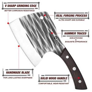 Couteau d'extérieur multifonctionnel pour <span class=keywords><strong>boucherie</strong></span>, Barbecue, Camping, hache, couteau <span class=keywords><strong>de</strong></span> boucher <span class=keywords><strong>professionnel</strong></span> - Product Image 3