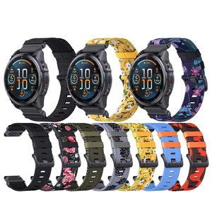 Bracelet de montre en nylon tissé à ajustement rapide personnalisé, bracelet de sport respirant pour Garmin Fenix 8 Tactix Instinct - Product Image 1