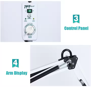 TDP fisioterapia attrezzatura a luci rosse terapia, fisioterapia dispositivo lampada termica - Product Image 3