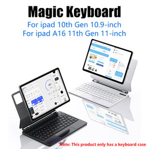 Clavier magique haut <span class=keywords><strong>de</strong></span> gamme pour iPad 11e génération A16 11 <span class=keywords><strong>pouces</strong></span>, pavé <span class=keywords><strong>tactile</strong></span> sans fil, rétroéclairage 7RGB, <span class=keywords><strong>housse</strong></span> <span class=keywords><strong>de</strong></span> clavier magique - Product Image 2