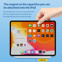 Stylet pour tablette en aluminium de luxe, OEM, avec logo personnalisé, détection d'inclinaison, rejet de la paume, écriture, fourni par l'usine
