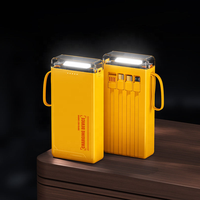 Banque de puissance Banque de charge de vent Batterie li-polymère blanche Centrale électrique portable 20000ma Turbine éolienne industrielle 22.5W 20000 Mah