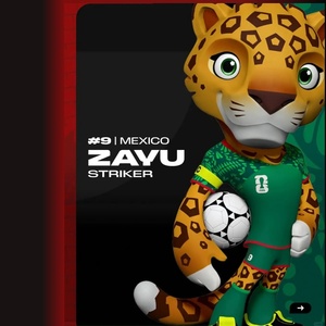 Đến ban đầu linh vật của 2026 FI Fa World Cup linh vật nhựa figurine hộp dễ thương EAGLE Cheetah Hươu mù hộp cho cậu bé - Product Image 2