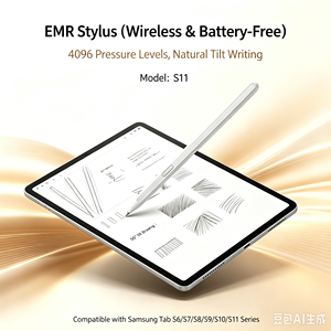 Lápiz Óptico Pasivo Samsung EMR Compatible con <span class=keywords><strong>Tab</strong></span> S11/S11 Ultra, Puntas de Repuesto con Pinzas, 4096 Niveles de Sensibilidad a la Presión - Product Image 3
