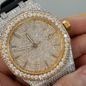 Fabulous 42mm Moissanite Watch Pass diamond Tester Moissanite Watch with Boxes for Men's Business and Leisure Watch - Product Image 3