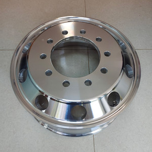 Rueda <span class=keywords><strong>de</strong></span> Camión, Llanta <span class=keywords><strong>de</strong></span> Aleación <span class=keywords><strong>de</strong></span> <span class=keywords><strong>Aluminio</strong></span> <span class=keywords><strong>de</strong></span> 24.5x8.25 Pulgadas, 10 Orificios, Trapezoidal Redonda, para Neumáticos <span class=keywords><strong>de</strong></span> Camión y Remolque 11R24.5, Bujes <span class=keywords><strong>de</strong></span> Aleación <span class=keywords><strong>de</strong></span> <span class=keywords><strong>Aluminio</strong></span> - Product Image 2