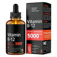 5000 mcg Methylcobalamine Vitamine B12 Liquide Sublingual Gouttes Formule Absorption Maximale Adultes Liquide Oral Hommes Femmes 60 ml 2