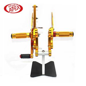 Haute qualité CNC en alliage d'aluminium moto arrière ensemble ensembles arrière repose-pieds pour YAMAHA R1 2009 <span class=keywords><strong>2010</strong></span> 2011 2012 2013 2014 - Product Image 6