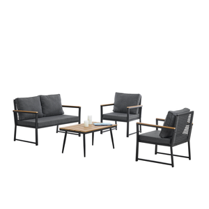 Ensemble de canapés d'extérieur de luxe pour le camping, le jardin et le patio-Meubles durables tout temps avec sièges confortables - Product Image 3