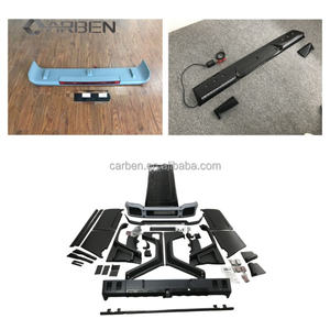 Para <span class=keywords><strong>Mercedes</strong></span> Clase G W463, Kit de carrocería de G500 G55 <span class=keywords><strong>G63</strong></span>, capó de fibra de carbono, parachoques, alerón trasero, BBS850 - Product Image 6