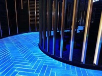 Vishow 5.0 - Plancher de danse LED interactif coloré sensible à la pression P3.91 pour intérieur, avec garantie de 2 ans