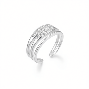 Fashion <b>Ring</b> with Zirconia A0089 for Women High Quality Jewelry - Product Image 3