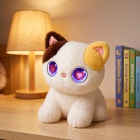 Mainan Kucing Interaktif AI Pintar yang Dapat Berbicara dengan Umpan Balik Emosional, Robot Hiburan Edukatif untuk Hadiah Anak-anak