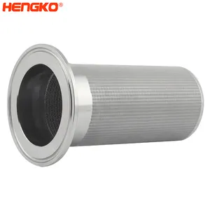 Porous Sintered 316L Stainless Steel Wire Mesh Filter Tube Filter Element