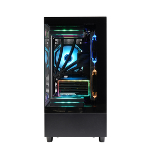 Lovinglcool Thiết Kế Mới Matx Trường Hợp Kính Cường Lực Giữa Tháp <span class=keywords><strong>PC</strong></span> Trường Hợp Argb Hiệu Lực Máy Tính Để Bàn Máy Tính Trường Hợp - Product Image 2