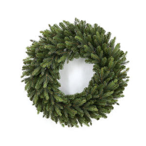 Corona de Navidad verde redonda con decoración personalizada de fábrica, corona de Navidad Artificial con aguja de pino de 30 pulgadas - Product Image 2