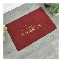 Tapis de porte et de chaussures personnalisé, 1 pièce, avec Logo brodé, pour ouverture de la poussière, nettoyage, semelle, tapis de bienvenue