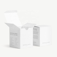 Emballage personnalisé avec logo imprimé, petit emballage en boîte blanche, boîte en papier blanc uni, boîtes d'emballage/boîtes d'expédition