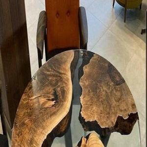 High End Handmade Epoxy Resin River <b>Table</b> Solid <b>Walnut</b> Wood Dining <b>Table</b> Customizable Luxury Furniture for Modern Home Office - Product Image 5