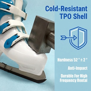 Scarpe Professionali per <span class=keywords><strong>Pattinaggio</strong></span> <span class=keywords><strong>Artistico</strong></span>, per Uso Ricreativo <span class=keywords><strong>su</strong></span> Pista di <span class=keywords><strong>Ghiaccio</strong></span>, per Uomini, Donne e Bambini - Product Image 4