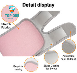 TopOne Men Women <b>Weight</b> Loss Sauna Sweat Pink Protector <b>Leg</b> Slimmer Brace Trimmer Wrap Belt Thigh Sleeve Support - Product Image 3