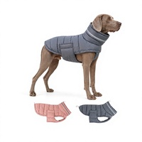 Manteau d'hiver pour chien extra épais et rembourré, veste isolante en Fiberfill, vêtements matelassés en coton confortables pour chiens de petite, moyenne et grande taille