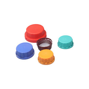 प्रयोगशाला रंगीन चोरी रोधी कैप स्क्वायर सैंपल बोतल वाइड माउथ प्लास्टिक पाउडर अभिकर्मक - Product Image 2