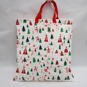Custom Printing Christmas Japanese <b>Canvas</b> Shoulder <b>Bags</b>, with Company Logo Promotion Advertising <b>Canvas</b> <b>Drawstring</b> Backpack - Product Image 3