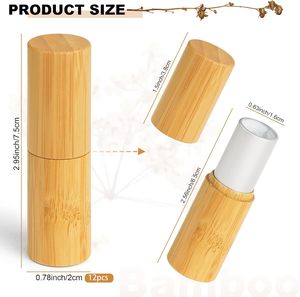 Nouvelle Capsule en Forme de Capsule pour Baume à Lèvres Vide, Rechargeable, Écologique, Biodégradable, en PCR, Aluminium, Céramique, PLA, Marbre, Laiton - Product Image 3